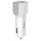 Încărcător auto Hoco Z23 Grand Style 5 W, White (MicroUSB)