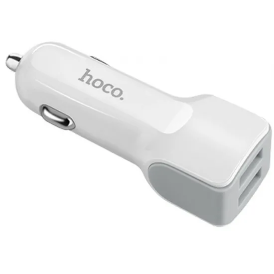 Автомобильное зарядное устройство Hoco Z23 Grand Style 5 Вт, White