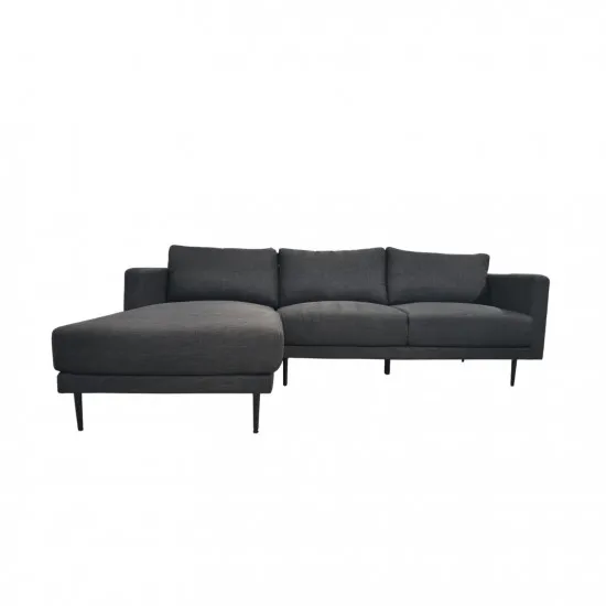 Диван угловой DP Era с левым углом, Dark Gray