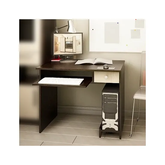 Masă calculator PS KS-0, Wenge /Chamonix deschis