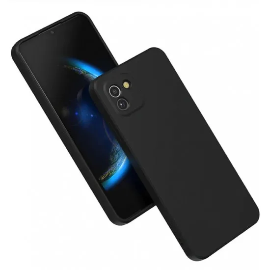 Husă Helmet Liquid Silicone pentru Samsung Galaxy A03 Core, Black