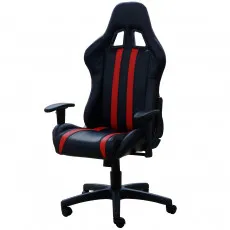 Fotoliu de gaming Spacer SPCH-TRINITY-RED, Black/Red Fotoliu de gaming Spacer SPCH-TRINITY-RED, Black/Red