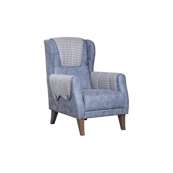 Fotoliu Олмеко Elegant, Suede Buffalo Grey-Blue / Chanel Lilac
