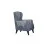 Fotoliu Олмеко Elegant, Suede Buffalo Grey-Blue / Chanel Lilac
