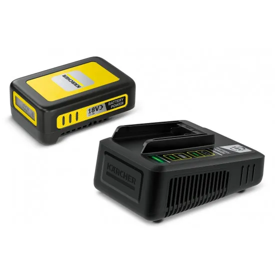 Set acumulator È?i încÄ?rcÄ?tor Karcher 18 V (2.445-062.0)
