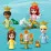 Lego Disney Princess 43193 Constructor Aventura lui Ariel, Belle, Cenusareasa si Tiana din cartea de povesti