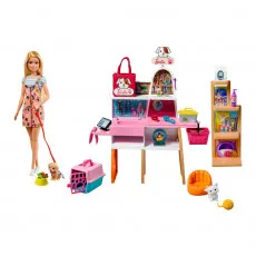 Barbie GRG90 Set de joaca Pet supply store, 29 cm Barbie GRG90 Set de joaca Pet supply store, 29 cm