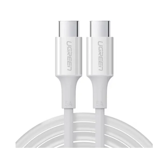 Cablu Ugreen USB Type-C/USB Type-C, White