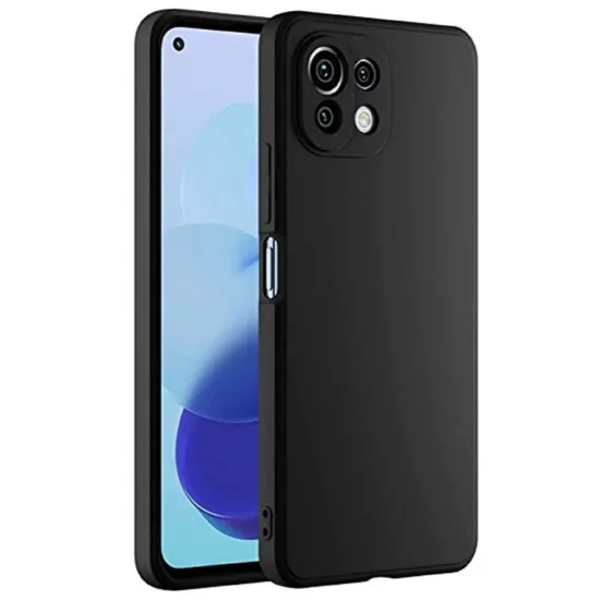 Husă Helmet Liquid Silicone pentru Xiaomi Mi 11 Lite, Black