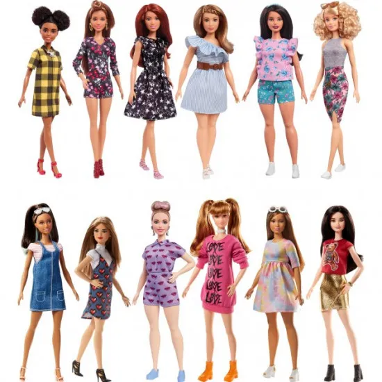 Mattel Barbie FBR37 Papusa Barbie seria FASHIONISTAS