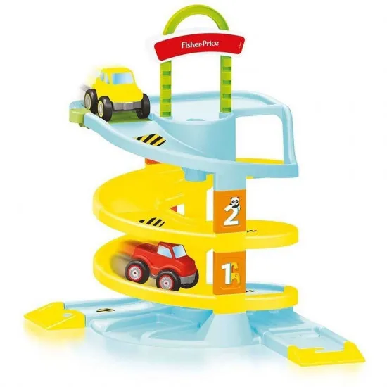 Fisher Price 1826 Автотрек Спиральная дорога с 2 машинками