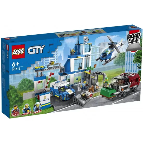 Lego City 60316 Constructor Statia de politie