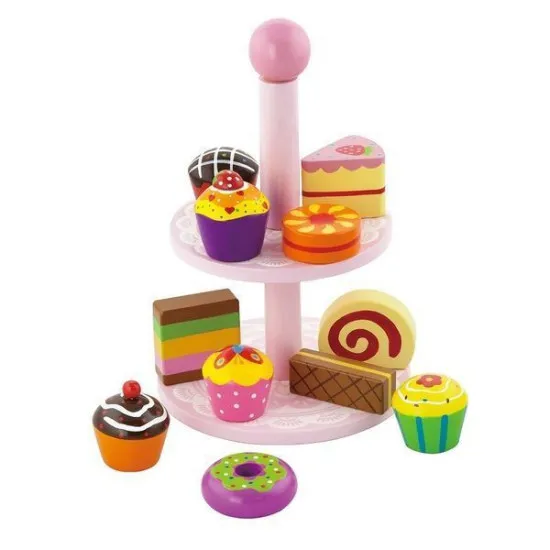 Viga 59893 Set de joaca Platou cu prajituri