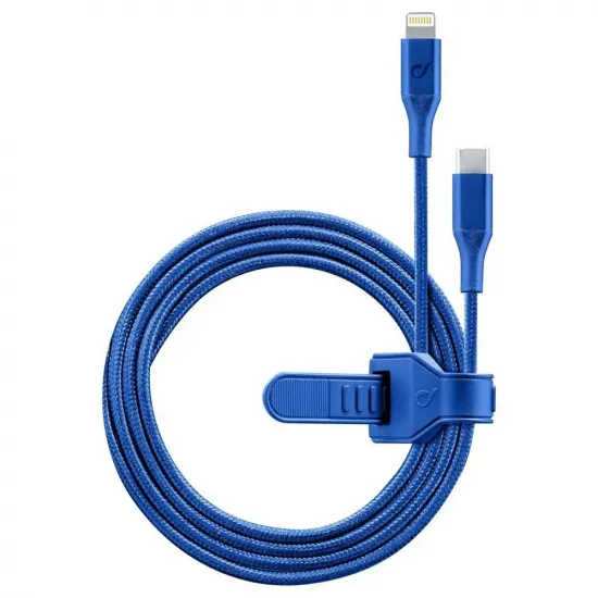 Кабель Cellularline USB Type-C/Lighting, Blue (Satellite MFI)