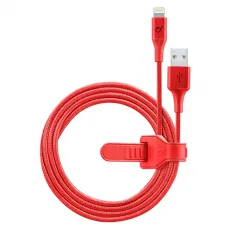 Cablu Cellularline USB 2.0/Lighting, Red (Satellite MFI)