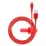Cablu Cellularline USB 2.0/Lighting, Red (Satellite MFI)