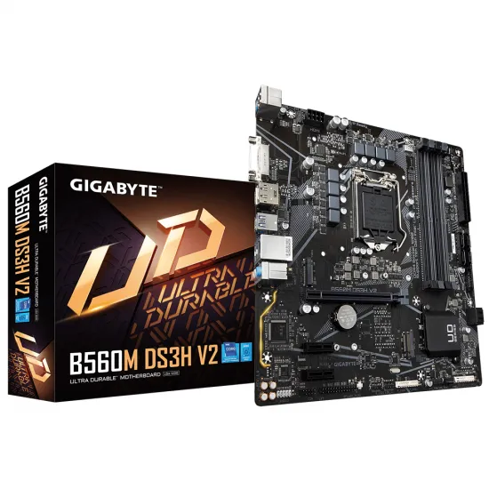 Placă de bază Gigabyte B560M DS3H V2 1.0 (LGA1200/Intel B560)