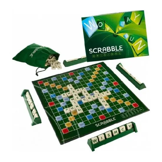Mattel Y9622 Joc de masa Scrabble original (rom)
