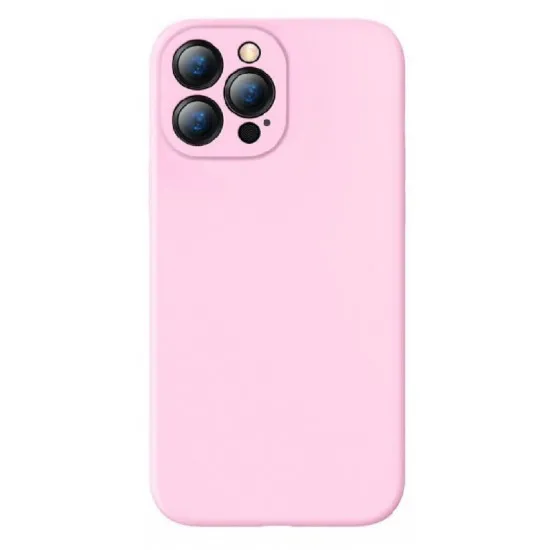 Husă Baseus Liquid Silica Gel pentru iPhone 13 Pro, Pink