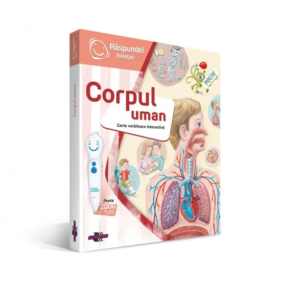 Răspundel Istețel 69367 Интерактивная книга Corpul uman (RO)