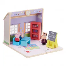 Peppa Pig 07212 Set din lemn Scoala si figurine