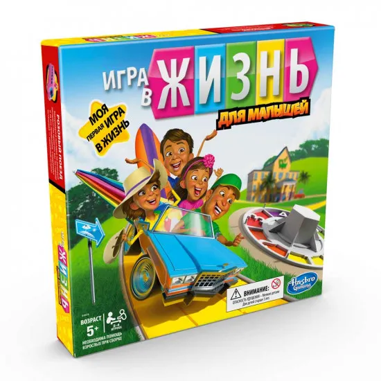 Hasbro Gaming E6678 Joc de masa Game of Life Junior