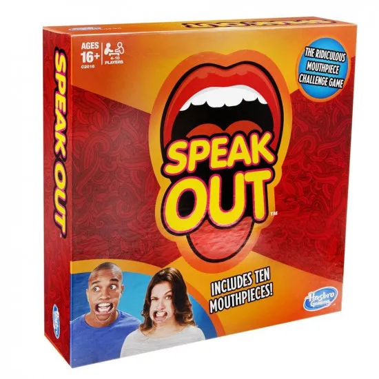 Hasbro C2018 Joc de societate: Speak Out ( In gura mare )