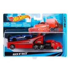 Mattel Hot Wheels BDW51 ROCK RACE  Tir cu masinuta sportiva