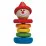 Hape E0010A  Деревянная игрушка-пирамидка клоун «Funny Clown» дисплей 6 шт