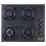 Plită Eurolux HBE-64GWIBKGLR Black