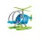 Hape E5518А Деревянная игрушка. Вертолет "E-Copter"