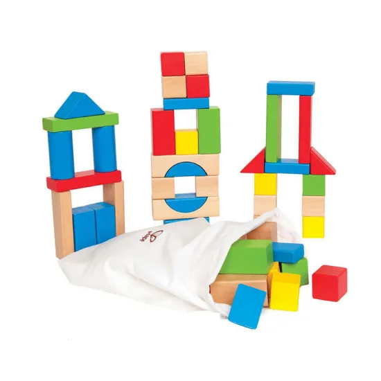 Hape E0409A JucÄ?rie din lemn. Сuburi colorate