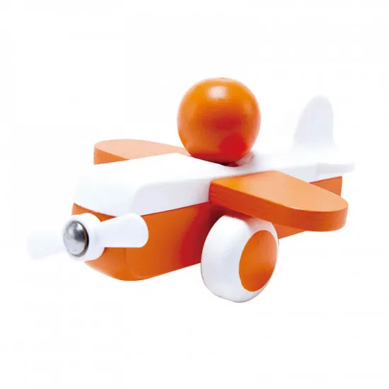 Hape  E0065A Деревянная игрушка. Оранжевый Cамолетик