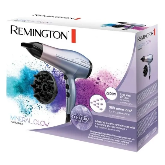 Uscător de păr Remington D5408, 2200 W, Blue