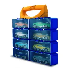 Mattel Hot Wheels HWCC8A Container compact pentru stocarea a 8 mașini clasice