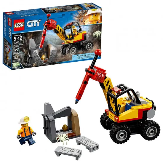 Lego City 60185 Tractor pentru operațiuni miniere