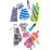 Mattel Barbie Crayola FPW12 Set de haine Barbie CRAYOLA  haine care se pot colora