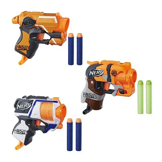 Hasbro Nerf E0489 Нерф Бластер Microshots и 2 патрона