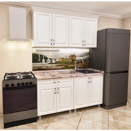 Кухня Bafimob Мини 1.2 м (МДФ Пленка), Дуб полярный