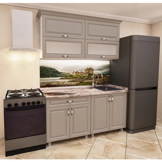 Bucatarie Bafimob Mini Modern 1.6 m (MDF Pelicula), Concordia