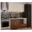 Bucatarie BS Mini 1.6 m (MDF High Gloss), Bej/Cafeniu