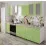 Bucatarie BS Elena 1.6 m (MDF High Gloss), Verde deschis