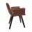 Scaun Decoprim DC-18, Rusty/Black Legs