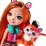 Mattel Enchantimals FRH39 Кукла Enchantimals с питомцем - Тигрица Тэнзи, 15 см