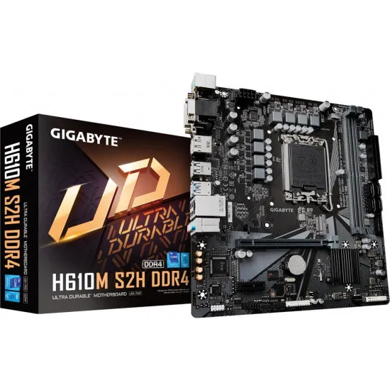 Placă de bază Gigabyte H610M S2H DDR4 1.0 (LGA1700/Intel H610)
