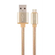 Cablu Cablexpert USB 2.0/USB Type-C, Gold Cablu Cablexpert USB 2.0/USB Type-C, Gold