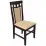 Set de mobilă Eva Masa HV-33V Chocolate + 6 scaune DEPPA R (Chocolate, F-787 Beige)
