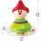 Hape E0015A Деревянная игрушка погремушка неваляшка  «Клоун Ральф»