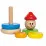 Hape E0400A  Jucarie din lemn  - Piramida Clovn