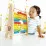 Hape E0412A  Jucarii educativa din lemn  - Curcubeu - abac cu bile colorate, RAINBOW BEAD ABACUS